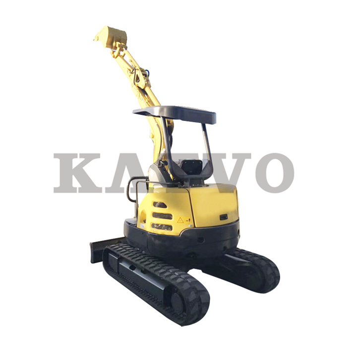 凱迪沃重工3.5噸小型挖掘機尾部圖